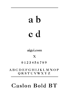 ​CASLONB 字体软件下载｜经典设计字体资源