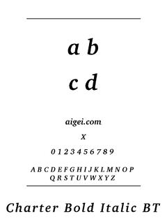 CHARTRBI 字体下载｜设计排版工具资源