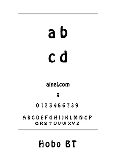 ​HOBON 字体下载｜手写艺术风格设计资源