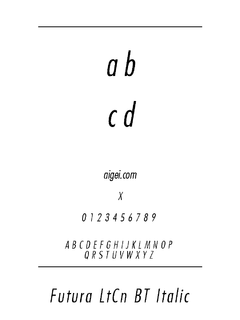 FUTURLCI 字体下载｜平面设计创意资源