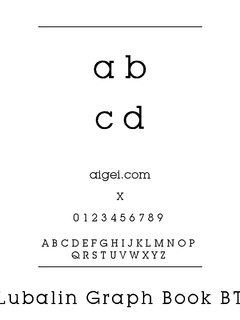 字体卢格恩（LUBGRHN.TTF）下载｜创意设计必备字体