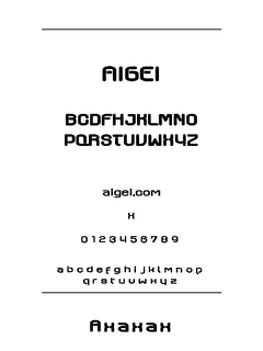 AXAXAX_0 字体下载｜创意设计字库资源