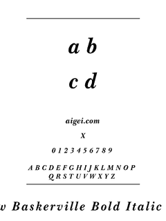 纽巴斯比字体（NEWBASBI.TTF）下载｜英文字体设计资源