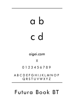 FUTURAN 字体下载｜平面设计未来感必备
