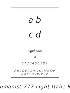 ​HUM777LI 字体下载｜平面设计创意应用
