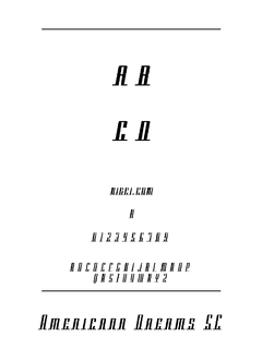 Amerdsc 字体下载｜创意设计排版工具