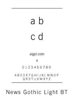 NEWSGOTL（字体）下载｜英文设计字体资源