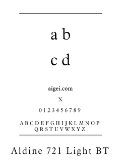ALD721L 字体下载｜设计排版资源