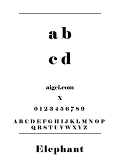 ​ELEPHNT（字体）下载｜设计排版字体资源
