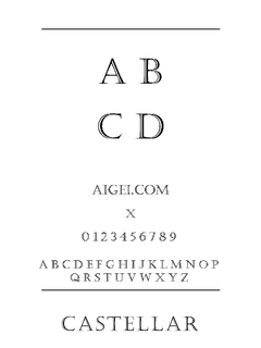 ​CASTELAR 字体下载｜经典装饰艺术设计字体